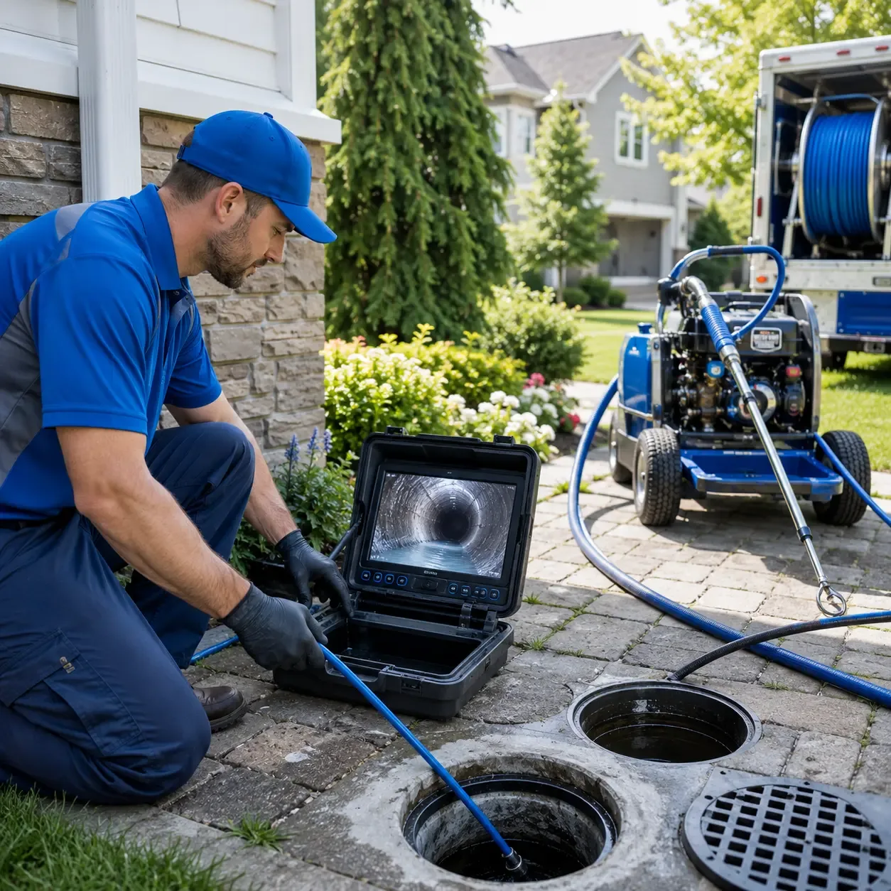 Outdoor drain cleaning professionals serving Bedford, NY